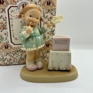Memories of Yesterday "You've got my vote" 1996 member only figurine